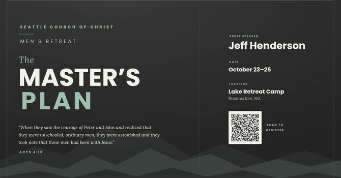 PNW Men's Retreat 