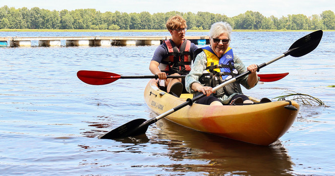 On assignment, on the St. John River