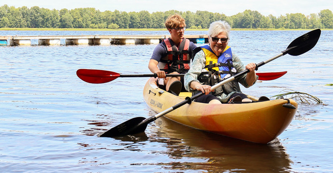 On assignment, on the St. John River