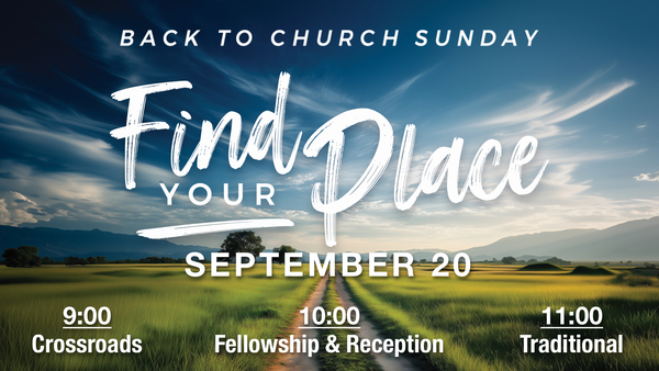Back to Church Sunday