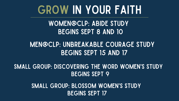 Grow in Your Faith