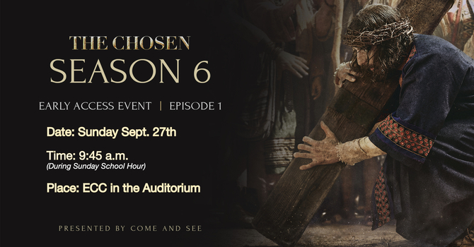 Early Viewing of The Chosen