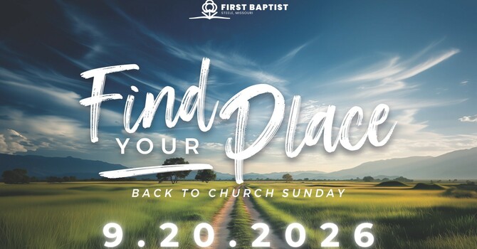 Back to Church Sunday 2026!