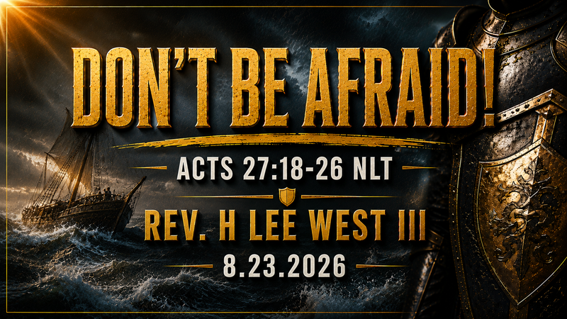 Don't be afraid!