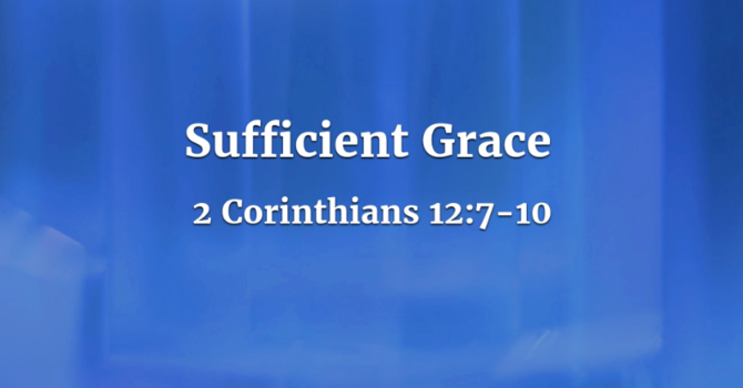 Sufficient Grace