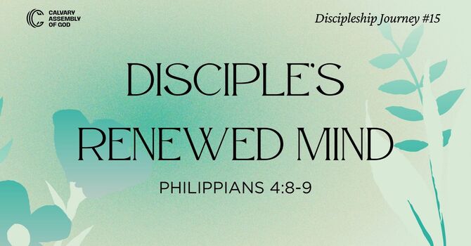 Disciple's Renewed Mind