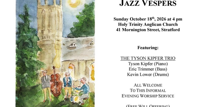 Jazz Vespers - October 18th at 4pm image