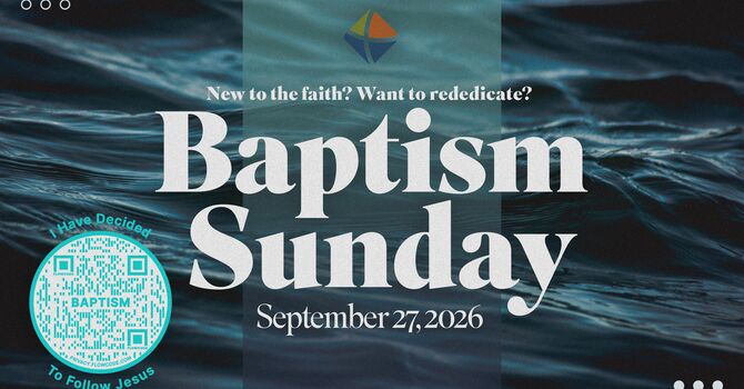 Baptism Sunday