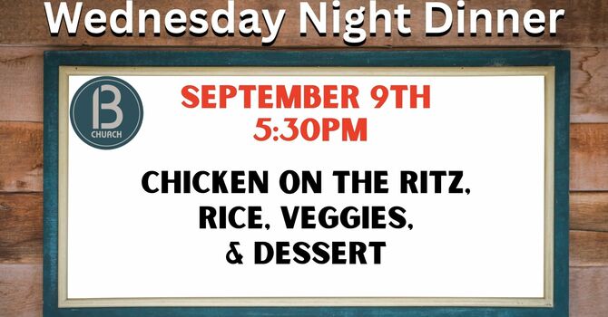 Wednesday Evening Family Meal