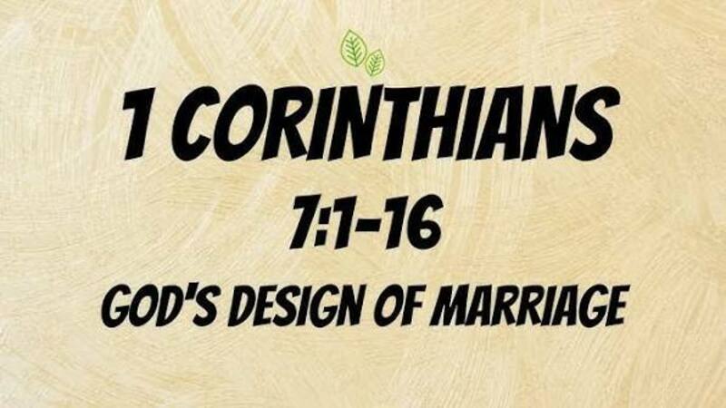 1 Corinthians 7:1-16