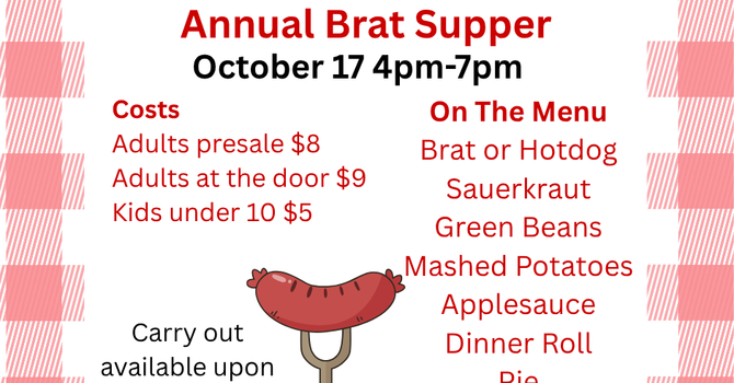 Brat Supper