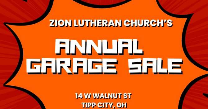 Zion Annual Garage Sale