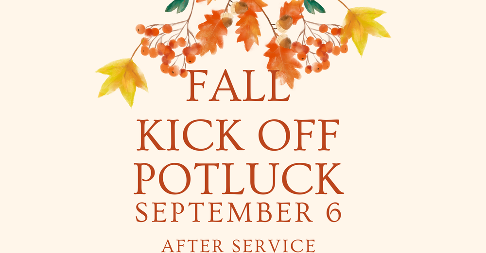 Fall Kickoff Potluck