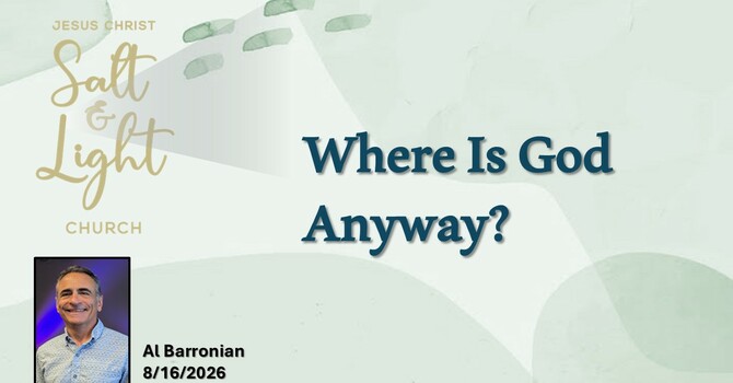 Where Is God Anyway?