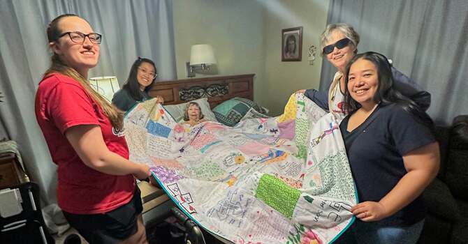 Quilt for Chuck & Sherryl image