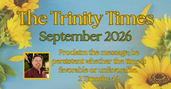September 2026 Newsletter