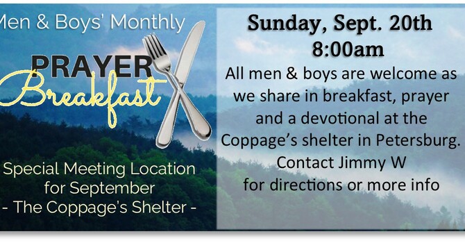 Men & Boys' Monthly Prayer Breakfast
