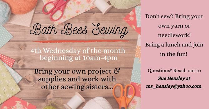 Bath Bees Sewing