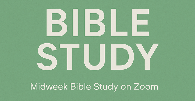 Bible Study Tomorrow  image