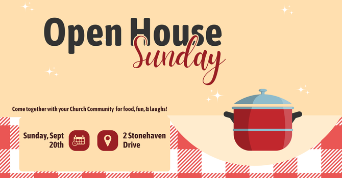 Open House - Potluck