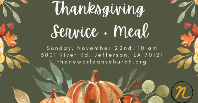 Thanksgiving Service & Potluck