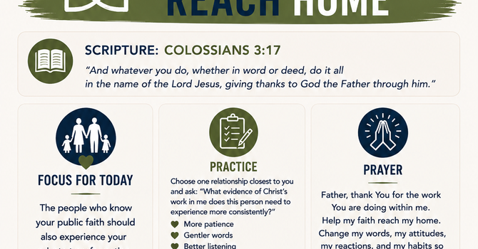 Let Your Faith Reach Home image