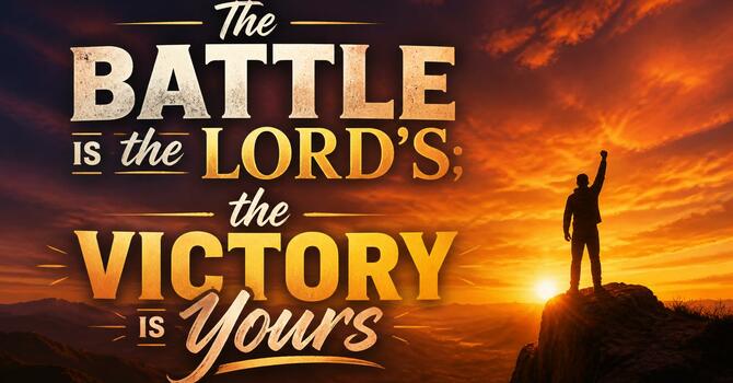 The Battle Is the Lord’s; the Victory Is Yours image