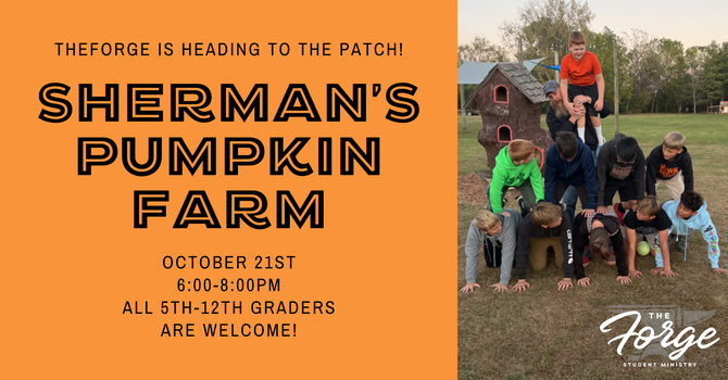 Students at Sherman's Pumpkin Farm and Corn Maze