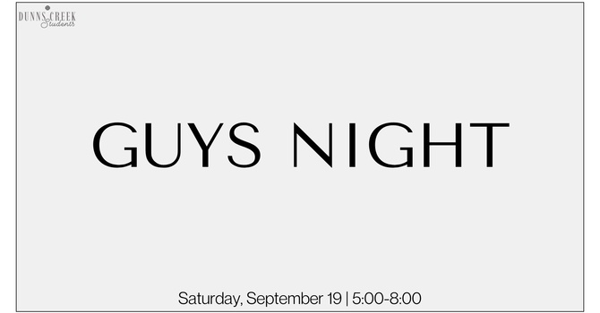 Guys Night (Students)