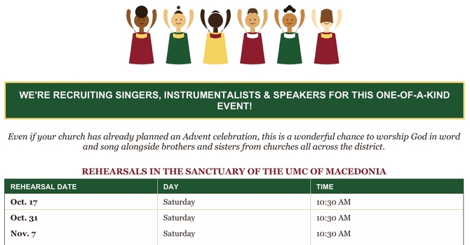 Northern Waters DISTRICT-WIDE CANTATA