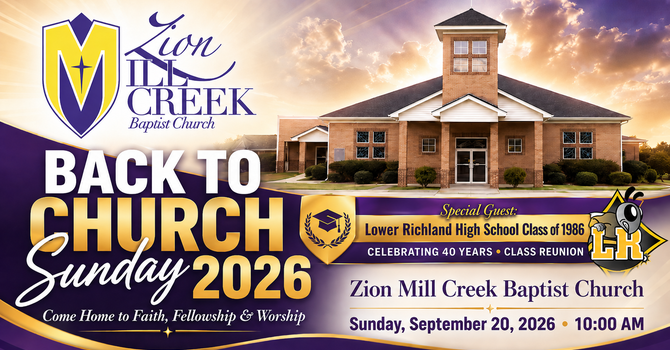 Back to Church Sunday 2026