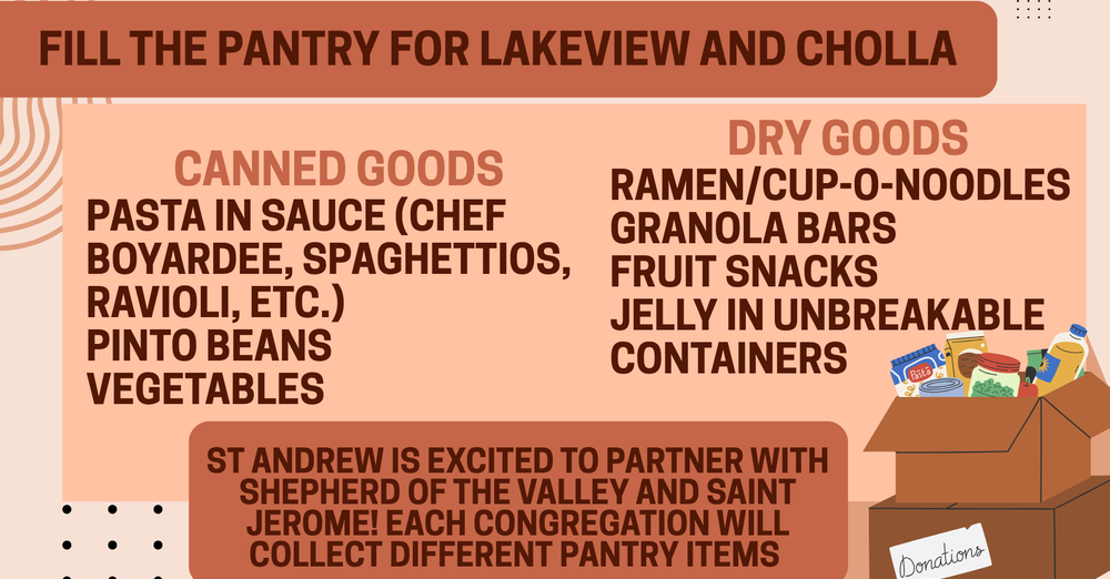 fill the pantry
