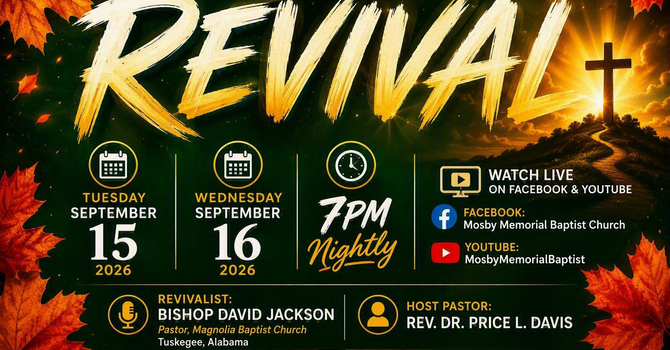 2026 Revival| Sept. 15- 16, 2026