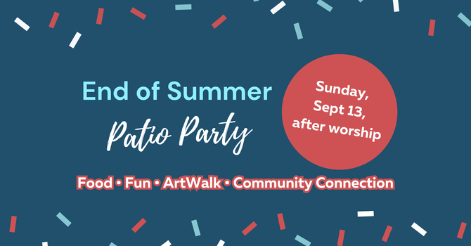 Patio Party: Food, Art, Treats!