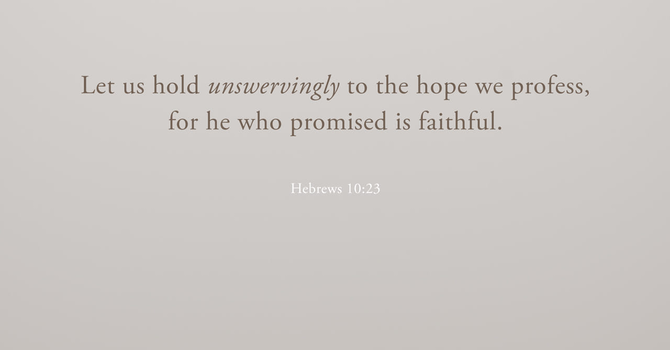God keeps His promises! image