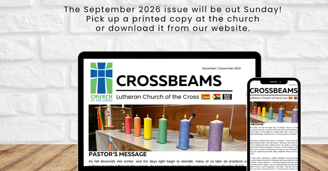 NEWSLETTER: The September 2026 issue is here!  image