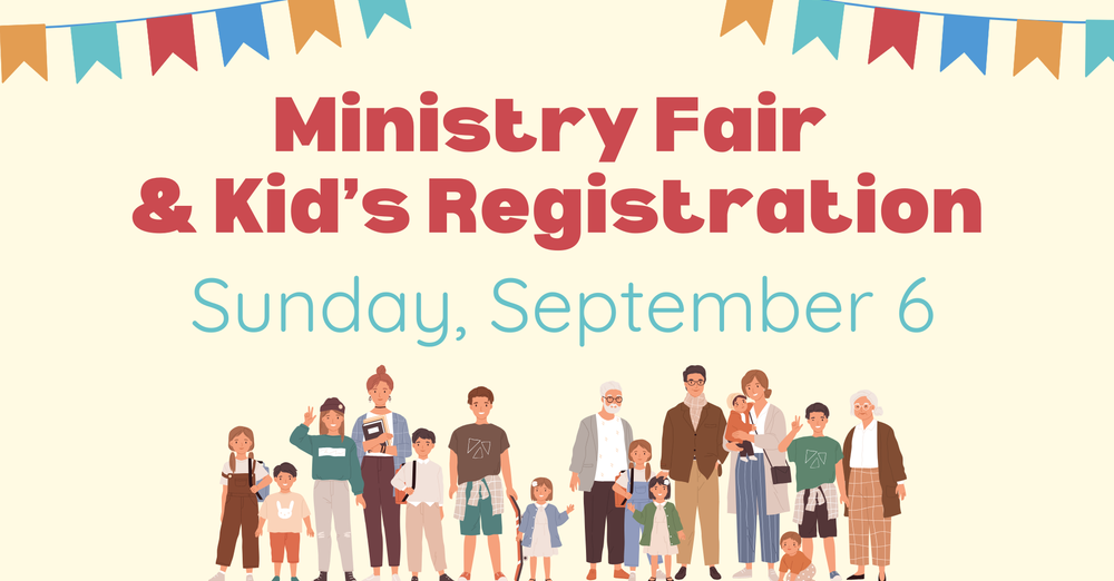 Ministry Fair and Kid's Registration