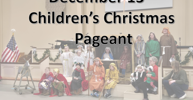 Children's Christmas Pageant