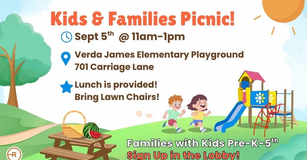 Kids & Families Picnic & Fellowship 