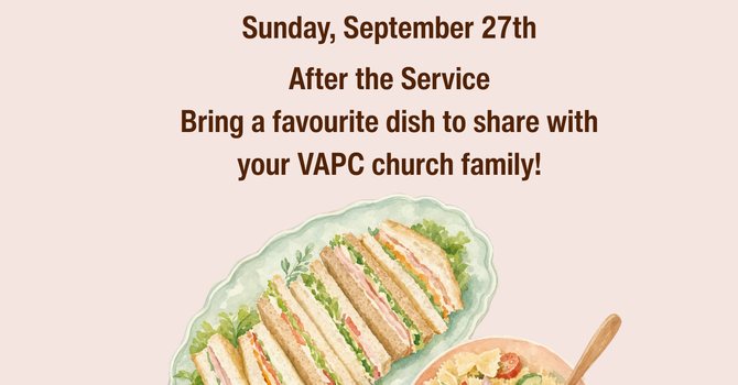 "Welcome Back" Potluck Lunch