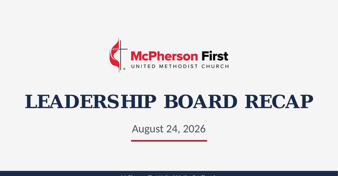 Leadership Board Recap: August 2026