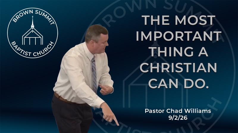 The Most Important Thing a Christian Can Do