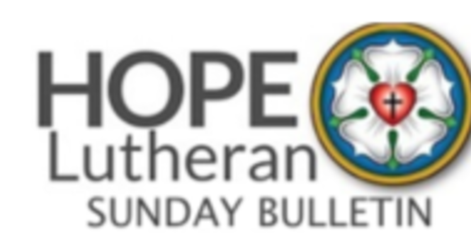 Bulletin for September 6, 2026