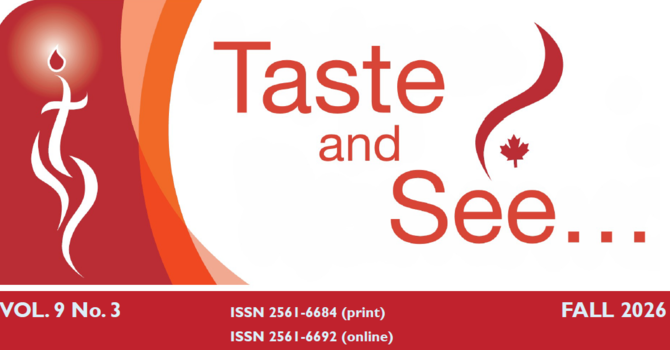 Taste and See..