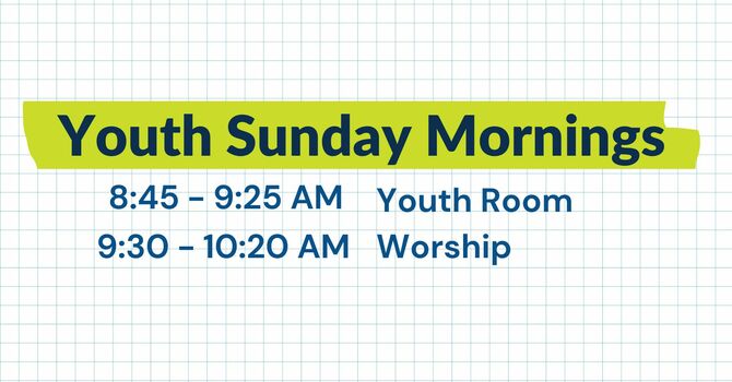 Youth Sunday Mornings