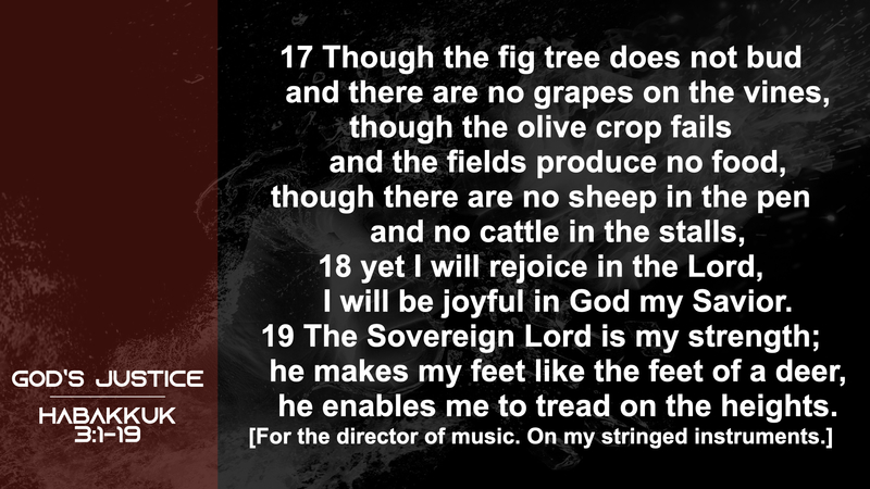 Habakkuk; God's Justice