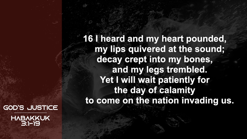 Habakkuk; God's Justice