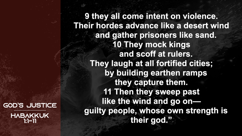 Habakkuk; God's Justice