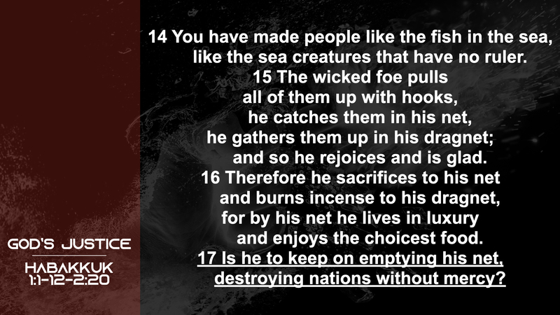 Habakkuk; God's Justice