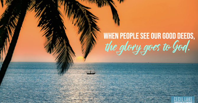 “BRINGING GLORY TO HIM WHO DESERVES IT” image